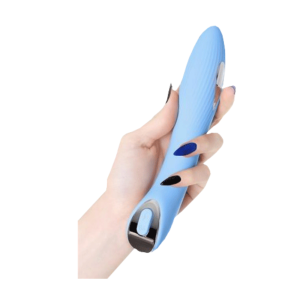 Vibrador Com Eletroestimulação Tesla G- Point AZUL